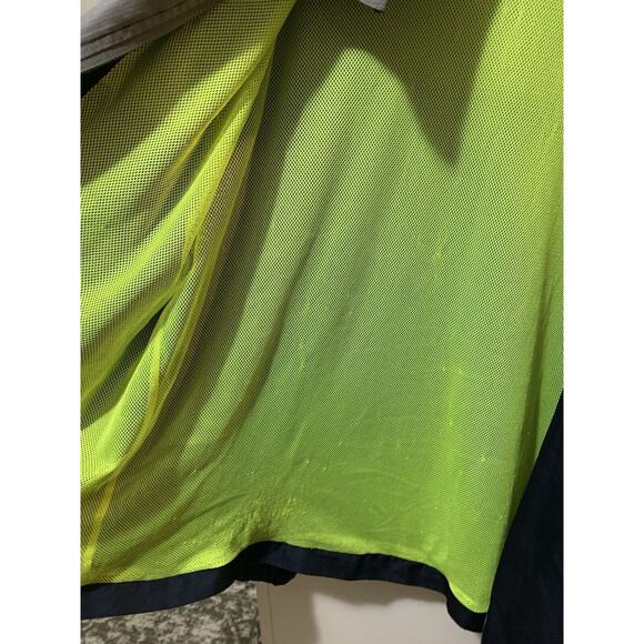 Vintage Starter Windbreaker Jacket Men's Size XL Grey/Navy/Green‎ Zip-Up - Picture 10 of 16